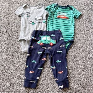 12 Month Baby Boy Cars Outfit